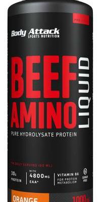 Body Attack Beef Amino Liquid, 1000ml