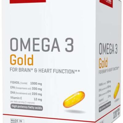 Body Attack Omega 3 Gold, 120 Softgel Kapseln