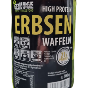 GET HUGE Protein Erbsenwaffeln, 100g