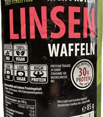 GET HUGE Protein Linsenwaffeln , 85g