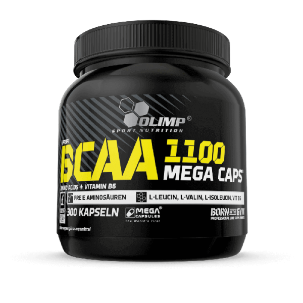 Olimp BCAA 1100 Mega Caps, 300 Kapseln