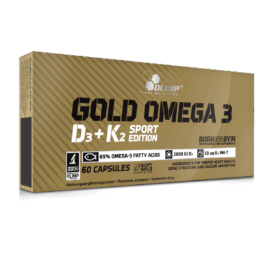 Olimp Gold Omega 3 D3 + K2 Sport Edition, 60 Kapseln