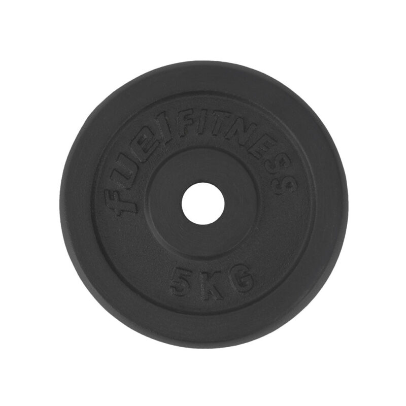 FUEL Fitness Guss-Hantelscheibe 30mm 1x 5kg