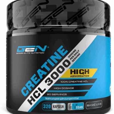 GEN Creatine HCL 3000, 320 Kapseln