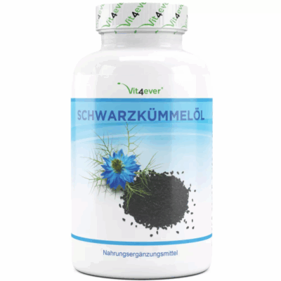 Vit4ever Schwarzkümmelöl, 420 Kapseln