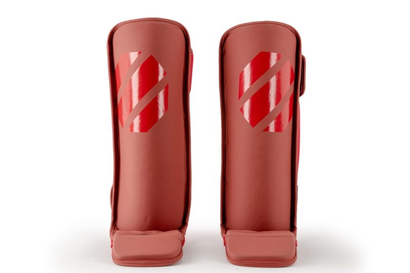 UFC PRO Tonal Grappling Shin Guard Schienbeinschutz Rot Gr. M