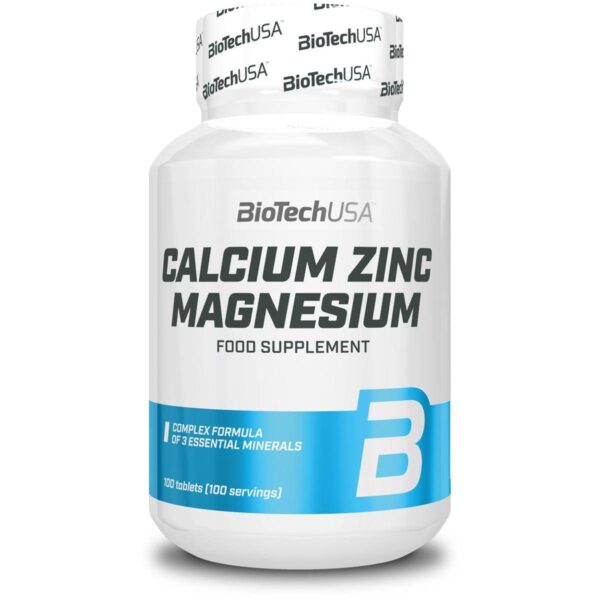 Biotech USA - Calcium Zinc Magnesium 100 Tabletten