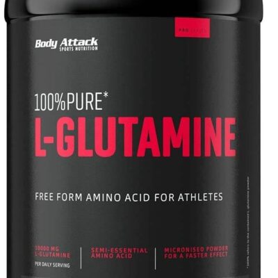 Body Attack 100% Pure L-Glutamine - 1kg