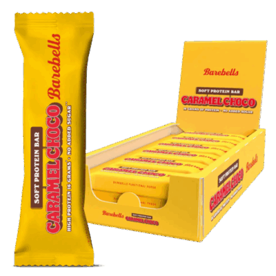 Barebells Caramel Choco Soft Protein Bar Riegel-Box, 12x55g