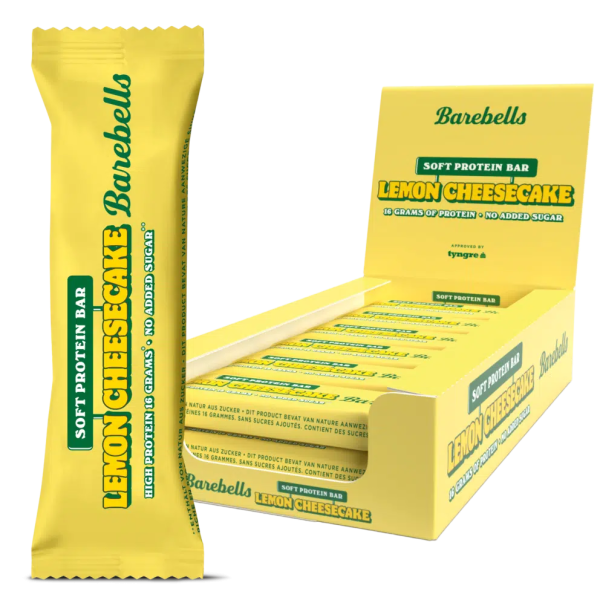 Barebells Lemon Cheesecake Soft Protein Bar, 12 x 55g