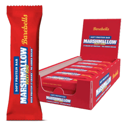 Barebells Marshmallow Rocky Road Soft Protein Bar Riegel-Box, 12x55g