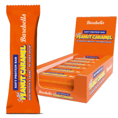 Barebells Salted Peanut Caramel Soft Protein Bar Riegel-Box, 12x55g