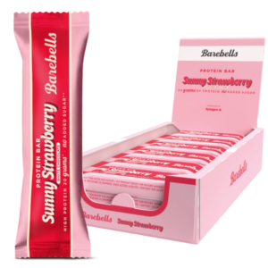 Barebells Sunny Strawberry Protein Bar, 12 x 55g