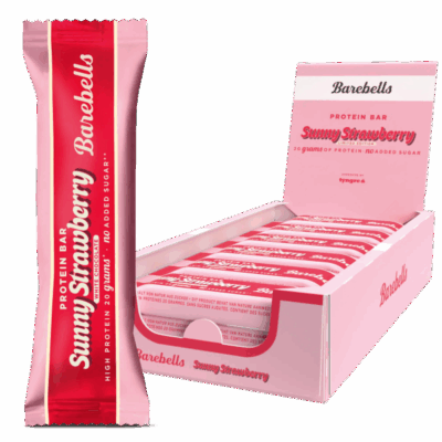 Barebells Sunny Strawberry Protein Bar, 12 x 55g