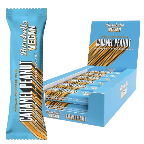 Barebells Vegan Caramel Peanut Protein Bar, 12 x 55g