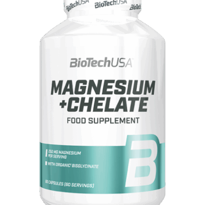 Biotech USA Magnesium + Chelate, 60 Kapseln