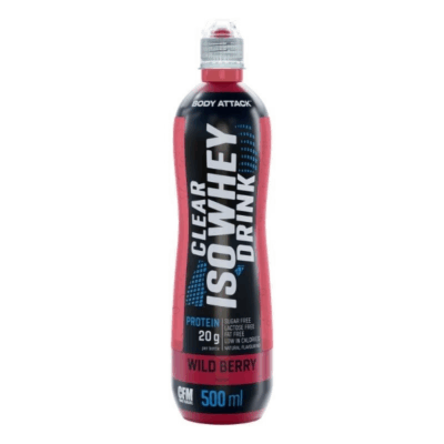 Body Attack CLEAR Iso Whey Drink, 500ml