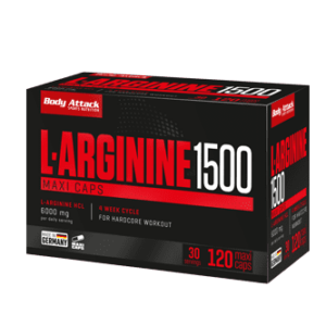 Body Attack L-Arginine 1500, 120 Maxi Caps