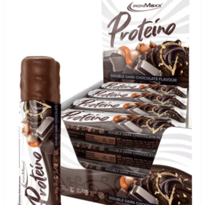 IRONMAXX Proteino High Protein Waffelriegel mit cremiger Füllung, 12x30g Box
