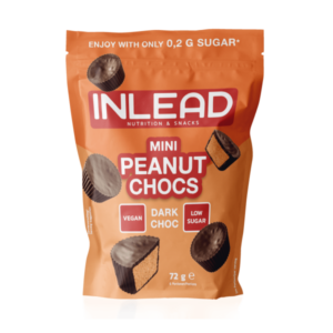 Inlead Mini Peanut Chocs Dark Choc, 72g