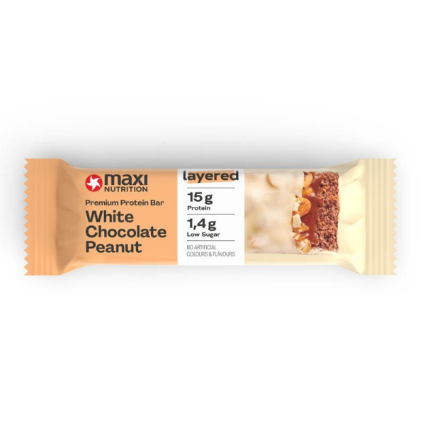 Maxi Nutrition Premium Protein Bar White Chocolate Peanut, 45g