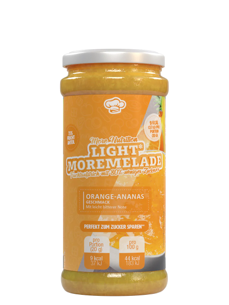 More Nutrition Light Moremelade Fruchtaufstrich, 240g