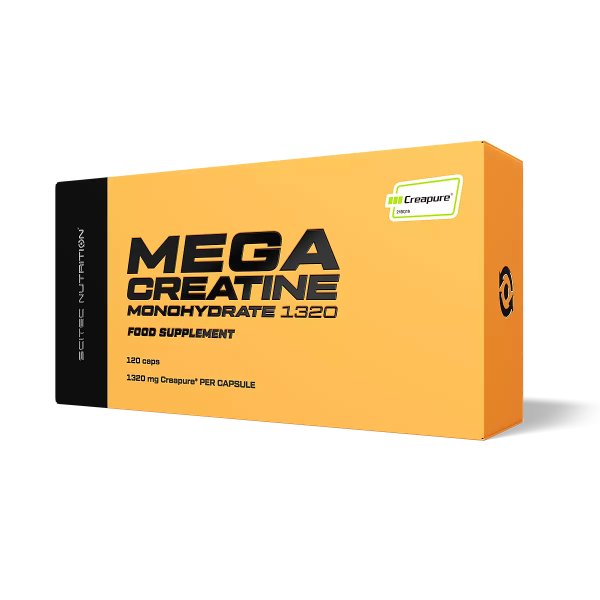 Scitec Nutrition Mega Creatine Monohydrate Creapure 1320, 120 Kapseln