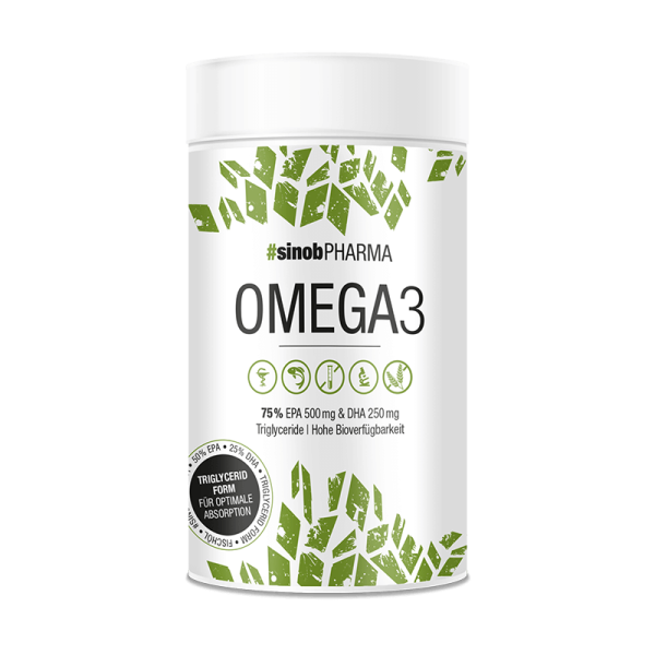 Sinob Pharma Omega-3 Max, 120 Liquid Kapseln