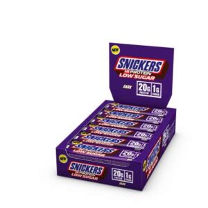 Snickers Dark Low Sugar High Protein Bar, 12 x 57g