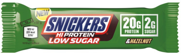 Snickers Hazelnut Low Sugar High Protein Bar, 57g