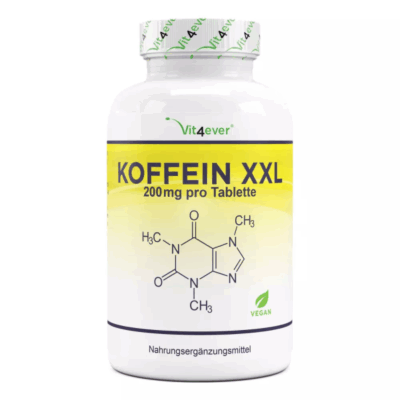 Vit4ever Koffein XXL 200mg, 500 Tabletten