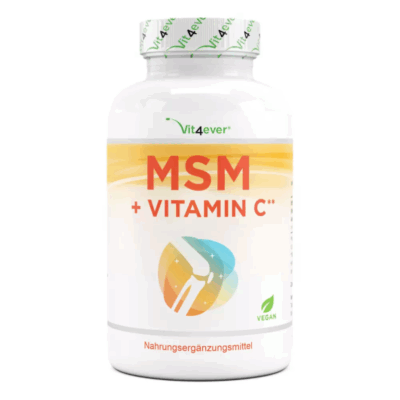 Vit4ever MSM + Vitamin C, 365 Tabletten
