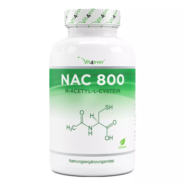 Vit4ever NAC - N-Acetyl L-Cystein, 180 Kapseln
