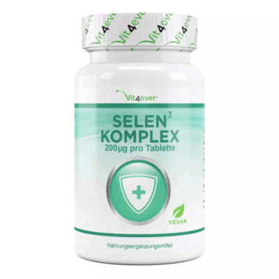 Vit4ever Selen 3-fach Komplex, 365 Tabletten