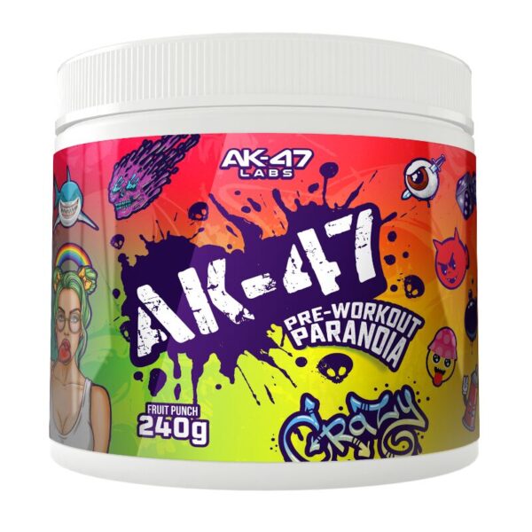 AK-47 Labs Pre-Workout Paranoia Booster 240g Blue Lemonade