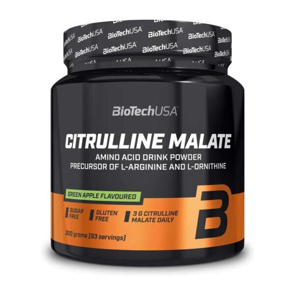 Biotech USA Citrulline Malate 300g Gr?ner Apfel