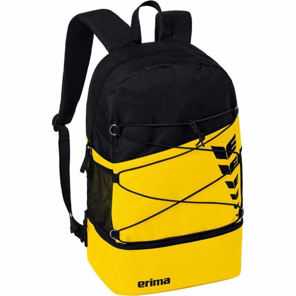 Erima Six Wings Rucksack Gelb / Schwarz