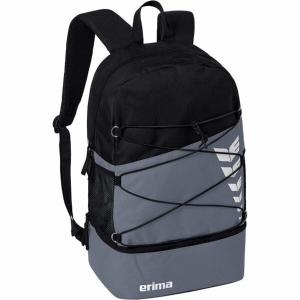 Erima Six Wings Rucksack Grau / Schwarz