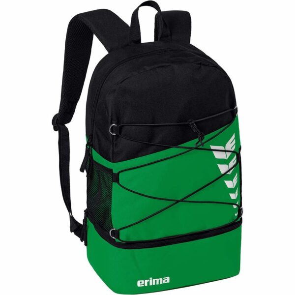 Erima Six Wings Rucksack Smaragd / Schwarz