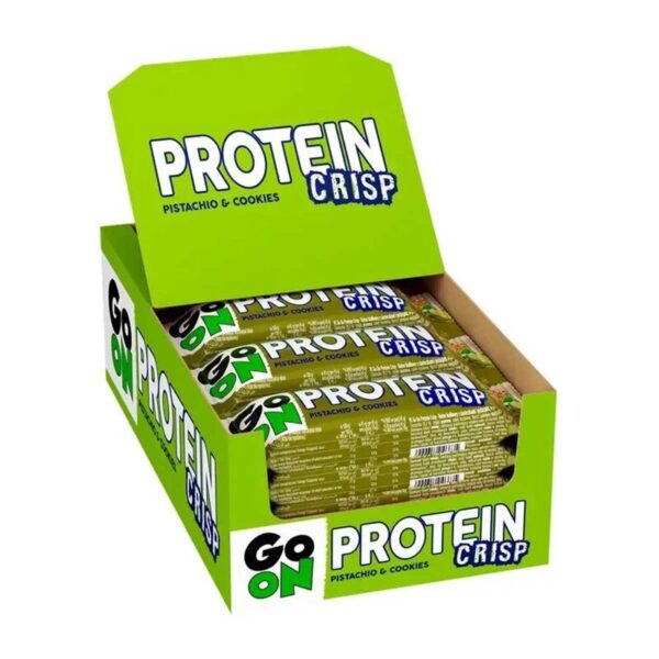 Go On Nutrition Protein Crisp Bar 24x50g Pistachio & Cookies