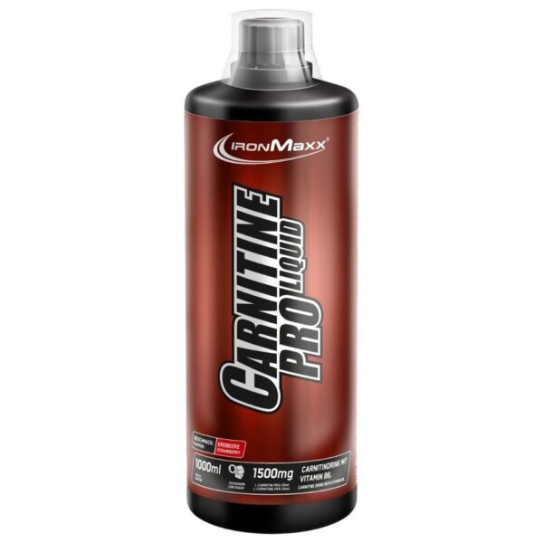 IronMaxx Carnitin Pro Liquid 1000ml Erdbeere