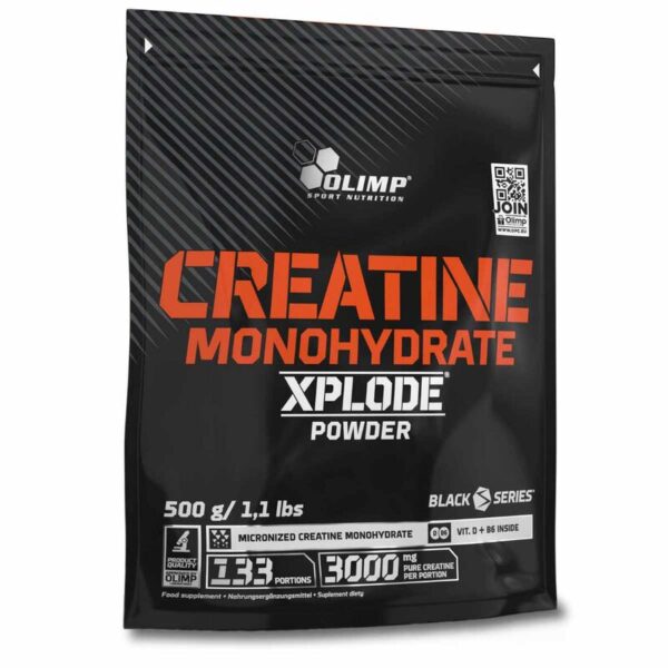 MHD 01/2025 Olimp Creatin Monohydrat Xplode 500g Orange