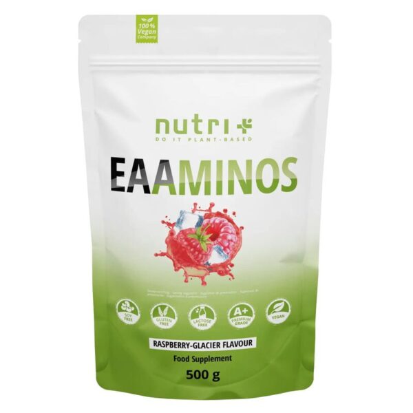 Nutri+ EAAminos Pulver 500g Himbeer-Gletscher