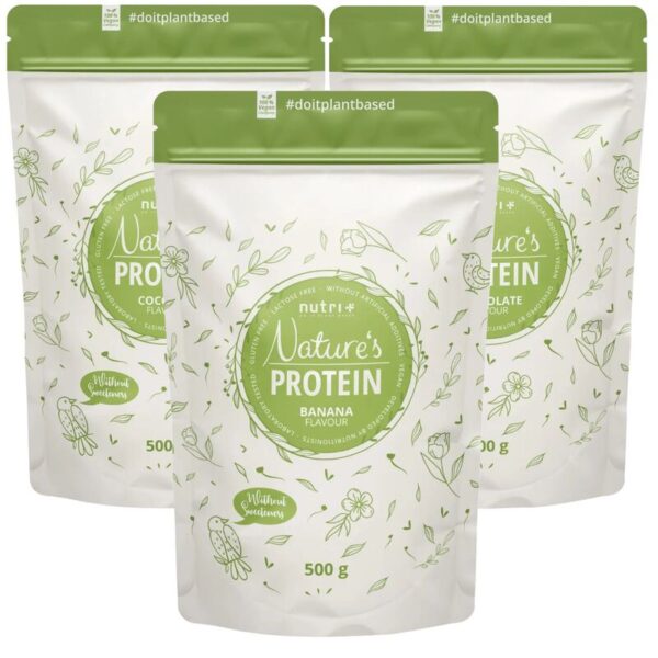 Nutri+ Vegan Natures Protein 500g