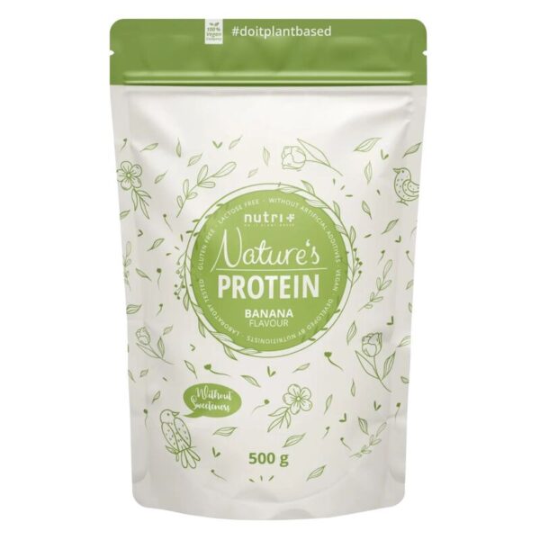 Nutri+ Vegan Natures Protein 500g Banane