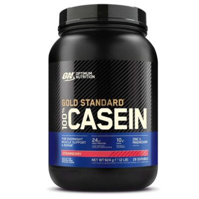 MHD 02/2025 Optimum Nutrition 100% Casein Gold Standard 908g Erdbeere