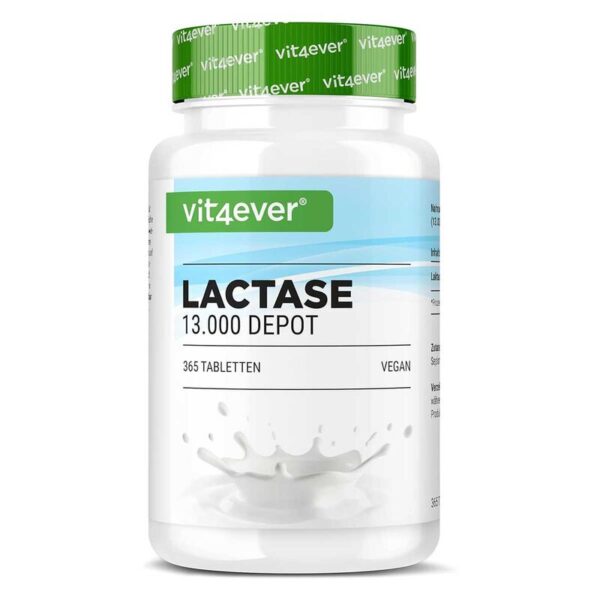 Vit4ever Laktase Depot 13.000 - 365 Tabletten