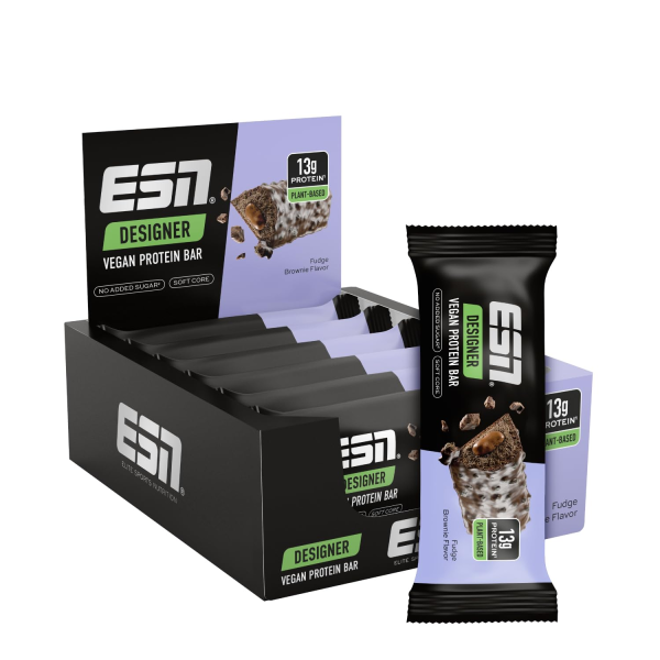 ESN Designer Vegan Protein Bar Box, 12x 55g, 660g