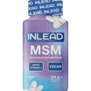 Inlead MSM + Vitamin C, 120 Tabs