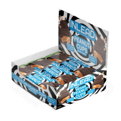 Inlead Peanut Cups Vegan Dark Choc, 15x 50g